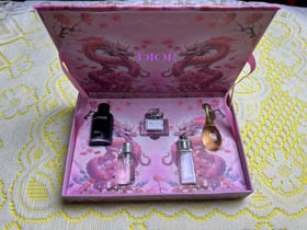 Dior Peach Blossom Dragon perfume sample set of five-3468